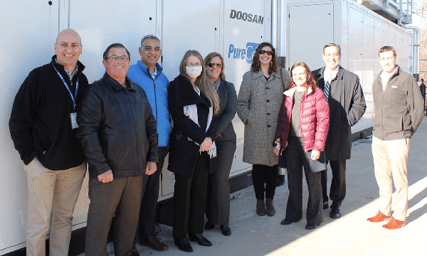 CT Hydrogen Task Force Tours HyAxiom’s Manufacturing Facility and Fuel Cell Installation